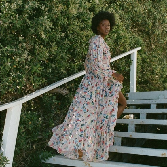 Doen Marlene Floral Maxi Dress NEW - Picture 4 of 9